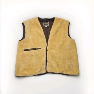 Down Under International Vintage Sherpa Vest Coat Liner Men's 3XL